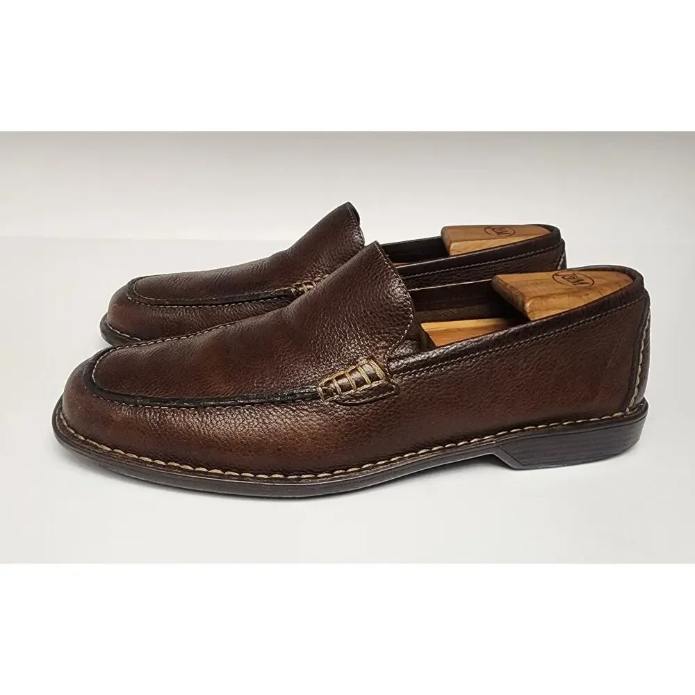 Rockport AMP24674 Kinetic Air Circulation Men's Brown Leather Loafer Shoes 10.5M